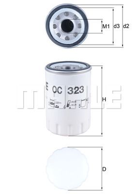 WILMINK GROUP Eļļas filtrs WG1217127